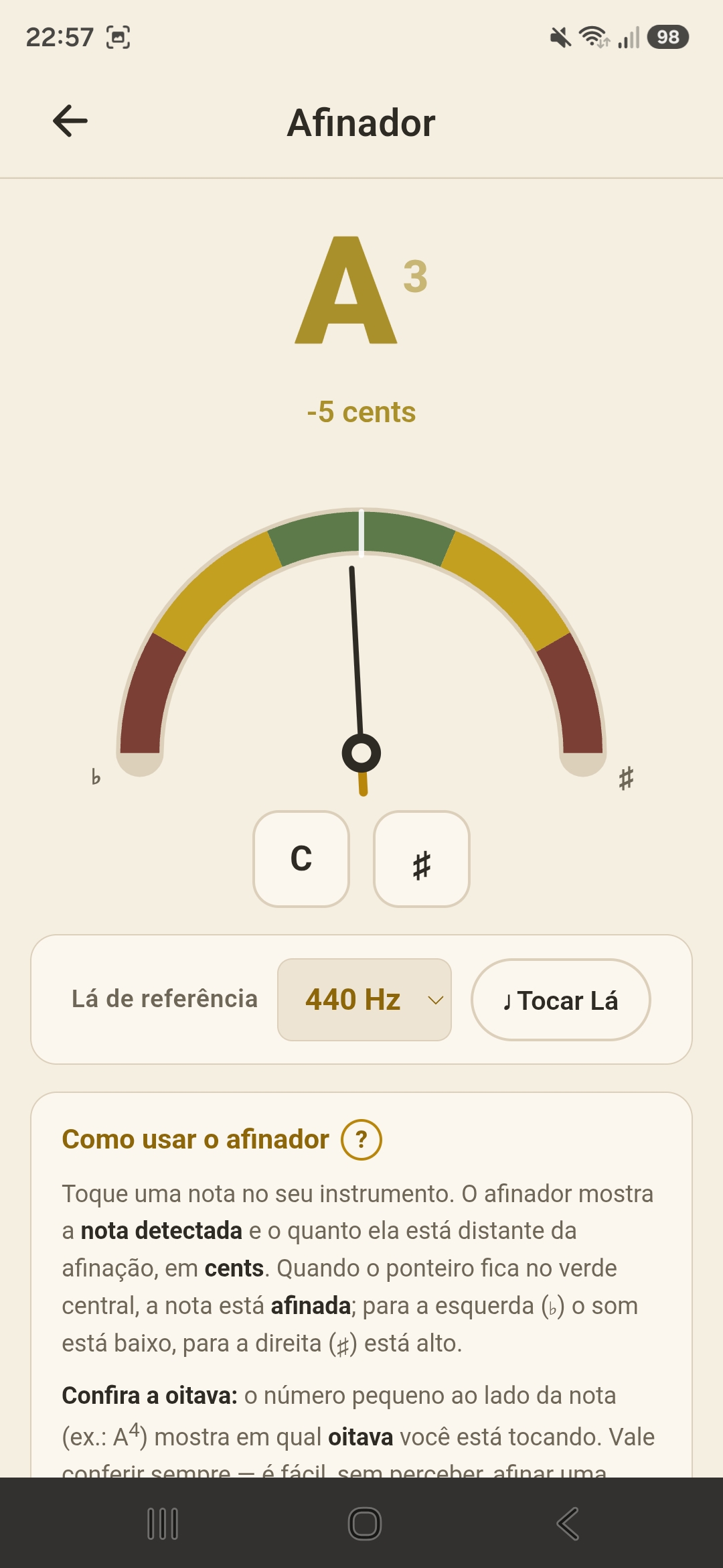 Afinador de Alta Precisão