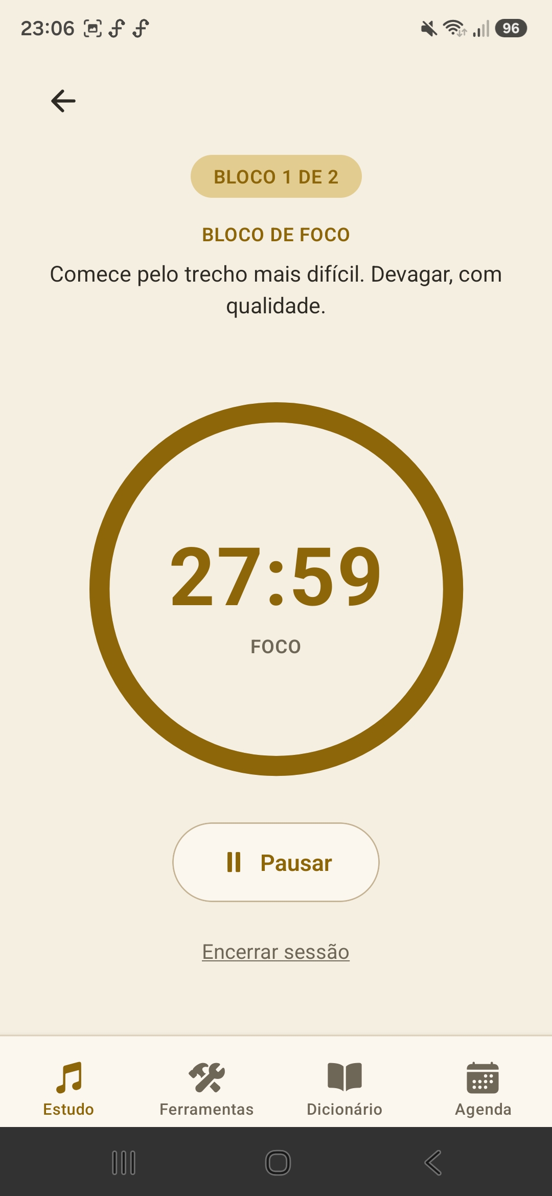 Sessão Guiada
